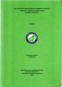 Uji Adaptasi Pertumbuhan Berbagai Varietas Ubi Kayu (Manihot esculenta crantz) Di Kota Tarakan