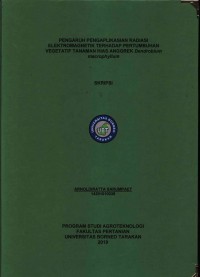 Pengaruh Pengaplikasian Radiasi Elektromanetik Terhadap Pertumbuhan Vegetatif Tanaman Hias Anggrek Dendrobium macrophyllum