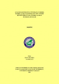 Analisis Keefektifan Penerapan Model Pembelajaran Kooperatif Tipe Course Review Horay Pada Pembelajaran Di Sekolah Dasar