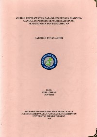 Asuhan Keperawatan Pada Klien Dengan Diagnosa Gangguan Persepsi Sensori: Halusinasi Pendengaran Dan Penglihatan