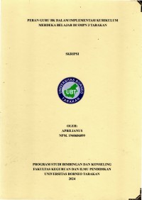 Peran Guru BK Dalam Implementasi Kurikulum Merdeka Belajar Di SMPN 3 Tarakan
