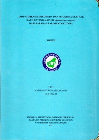 Identifikasi Fisikokimia Dan Fitokimia Ekstrak Daun Katang-Katang (Ipomoes pes caprae) Dari Tarakan Kalimantan Utara