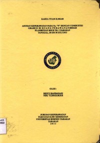 Asuhan Keperawatan Pada Ny. N Dengan Combustio Grade II Di Ruang Perawatan Bedah Flamboyan RSUD Tk. I Tarakan Tanggal 28 s/d 30 Juli 2011