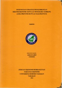 Potensi Dan Strategi Pengembangan Sektor Ekonomi Di Pulau Penghasil Tambang (Lima Provinsi Di Pulau Kalimantan)