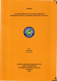 Analisis Kebijakan Dana Desa Terhadap Kemiskinan Di Pulau Sebatik Kabupaten Nunukan