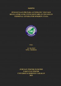 Penggunaan PID Pada Automatic Voltage Regulator (AVR) Untuk Kestabilan Tegangan Terminal Generator Sinkron 3 Fasa