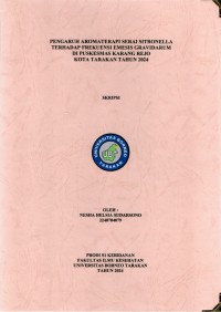 Pengaruh Aromaterapi Serai Sitronella Terhadap Frekuensi Emesis Gravidarum Di Puskesmas Karang Rejo Kota Tarakan Tahun 2024