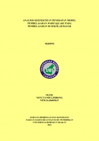 Analisis Keefektifan Penerapan Model Pembelajaran Word Square Pada Pembelajaran Di Sekolah Dasar