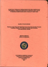 Hubungan Tindakan Inisiasi Menyusui Dini, Paritas, Dan Pendidikan Terhadap Percepatan Pengeluaran ASI Di Puskesmas Sebengkok Kota Tarakan Tahun 2012