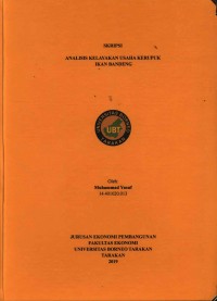 Analisis Kelayakan Usaha Kerupuk Ikan Bandeng