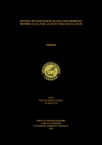 Kinerja Deteksi Radar Phased-Mimo Berbasis Metode Space-Time Adaptive Processing (STAP)