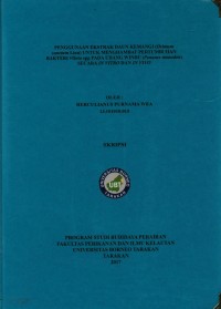Penggunaan Ekstrak Daun Kemangi (Ocimum Sanctum Linn) Untuk Menghambat Pertumbuhan Bakteri Vibrio Spp Pada Udang Windu (Penaeus Monodon) Secara In Vitro Dan In Vivo