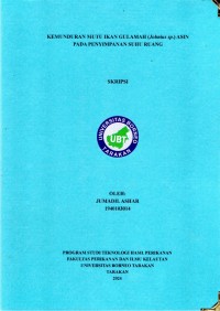 Kemunduran Mutu Ikan Gulamah (Johnius sp.) Asin Pada Penyimpanan Suhu Ruang