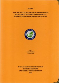 Analisis Daya Saing Sektoral Perekonomian Berdasarkan Periodisasi Kepemimpinan Pemerintah Daerah Kabupaten Bulungan