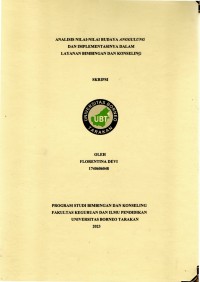 Analisis Nilai-Nilai Budaya Anggulung Dan Implementasinya Dalam Layanan Bimbingan Dan Konseling