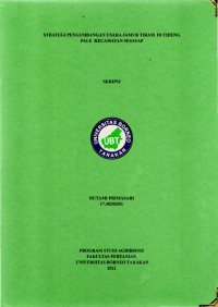 Strategi Pengembangan Usaha Jamur Tiram Di Tideng Pale Kecamatan Sesayap