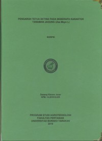 Pengaruh Tetua Betina Pada Beberapa Karakter Tanaman Jagung (Zea mays L.)