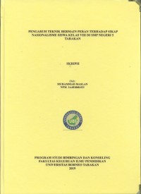 Pengaruh Teknik Bermain Peran Terhadap Sikap Nasionalisme Siswa Kelas VIII Di SMP Negeri 5 Tarakan