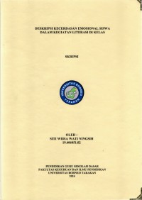 Deskripsi Kecerdasan Emosional Siswa Dalam Kegiatan Literasi Di Kelas