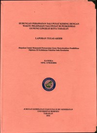Hubungan Perawatan Tali Pusat Kering Dengan Waktu Pelepasan Tali Pusat Di Puskesmas Gunung Lingkas Kota Tarakan