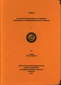 Analisis Potensi Perikanan Terhadap Perkembangan Perekonomian Kota Tarakan