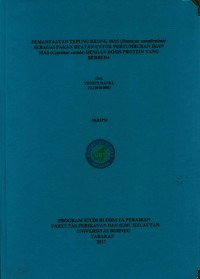 Pemanfaatan Tepung Keong Mas (Pamacea canaliculata) Sebagai Pakan Buatan Untuk Pertumbuhan Ikan Mas (Cyprinus carpio) Dengan Dosis Protein Yang Berbeda