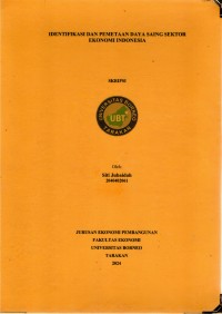 Identifikasi Dan Pemetaan Daya Saing Sektor Ekonomi Indonesia