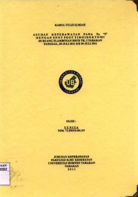 Asuhan Keperawatan Pada Ny. “S” Dengan SNNT Post Tiroidektomi Di Ruang Flamboyan RSUD Tk. I Tarakan Tanggal 28 Juli 2011 s/d 30 Juli 2011
