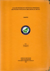 ANALISIS PENERAPAN SISTEM DAN PROSEDUR AKUNTANSI UNTUK DANA DESA DI PULAU BUNYU