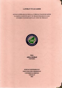 Asuhan Keperawatan Pada An. E Dengan Diagnosis Medis Glomerulonefritis Akut Di Ruang Perawatan Anak Anggrek B Rumah Sakit Dr. H. Jusuf SK Tarakan