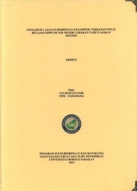 Pengaruh Layanan Bimbingan Kelompok Terhadap Minat Belajar Siswa Di MTs Negeri Tarakan Tahun Ajaran 2019/2020