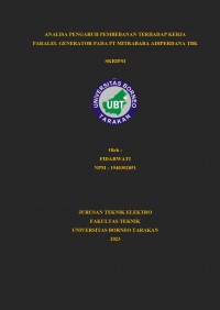 Analisa Pengaruh Pembebanan Terhadap Kerja Paralel Generator Pada PT Mitrabara Adiperdana Tbk