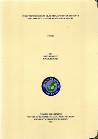 The Effect Of Seesaw Class Application On Student’s  Speaking Skill At SMK Kesehatan Kaltara