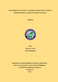 Pengembangan Kamus Anak Bergambar Bahasa Tidung Berbasis Budaya Lokal Di SDN 007 Tarakan