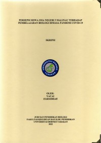 Persepsi Siswa SMA Negeri 3 Malinau Terhadap Pembelajaran Biologi Di Masa Pandemi Covid-19