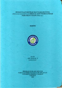 Penggunaan Ekstrak Daun Karamunting (Melastoma malabathricum) Sebagai Agen Maskulinisasi Pada Ikan Cupang (Betta Sp.)