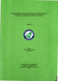 Analisis Peran Wanita Petani Padi Sawah (Oriyza sativa L.) Dan Kontribusinya Terhadap Pendapatan Usahatani Di Desa Lapri Kecamatan Sebatik Utara