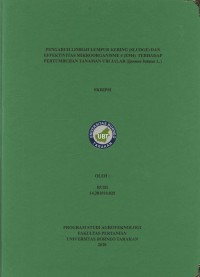 Pengaruh Limbah Lumpur Kering (Sludge) Dan Efektivitas Mikroorganisme 4 (EM4) Terhadap Pertumbuhan Tanaman Ubi Jalar (Ipomea batatas L.)