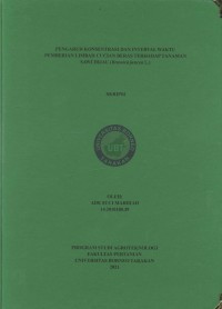 Pengaruh Konsentrasi Dan Interval Waktu Pemberian Limbah Cucian Beras Terhadap Tanaman Sawi Hijau (Brassica juncea L.)