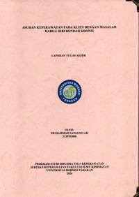 Asuhan Keperawatan Pada Klien Dengan Masalah Harga Diri Rendah Kronis