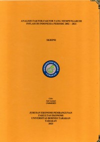 Analisis Faktor-Faktor Yang Mempengaruhi Inflasi Di Indonesia Periode 2002-2021