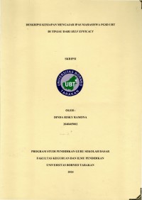 Deskripsi Kesiapan Mengajar IPAS Mahasiswa PGSD UBT Di Tinjau Dari Self Efficacy