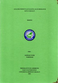 Analisis Permintaan Daging Ayam Broiler Di Kota Tarakan