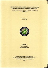 Pengaruh Model Pembelajaran Treffinger Terhadap Kemampuan Berpikir Kreatif Matematis Siswa Kelas VIII SMP Negeri 12 Tarakan