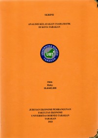 Analisis Kelayakan Usaha Batik Di Kota Tarakan