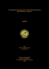 Studi Kerusakan Bangunan Pada Museum Rumah Bundar Kota Tarakan