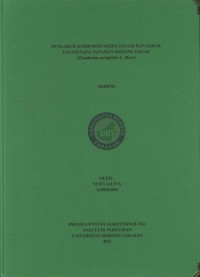 Pengaruh Komposisi Media Tanam Dan Jarak Tanam Pada Tanaman Bawang Dayak (Eleutherine palmifolia L. Merr)