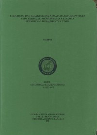 Eksplorasi Dan Karakterisasi Nematoda Entomopatogen Pada Berbagai Lokasi Budidaya Tanaman Perkebunan Di Kalimantan Utara