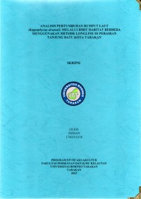 Analisis Pertumbuhan Rumput Laut (Kappaphycus alvarezii) Melalui Bibit Habitat Berbeda Menggunakan Metode Longline Di Perairan Tanjung Batu Kota Tarakan