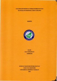 Analisis Determinan Indeks Pembangunan Manusia Di Indonesia Tahun 2018-2022